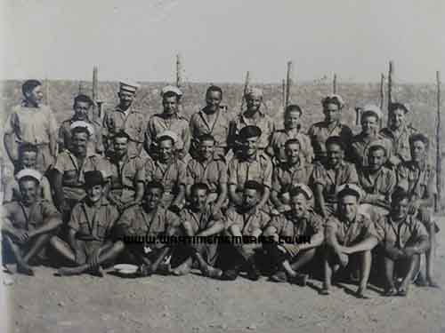 Gerald Mosley & Fellow POW's In Laghouat POW Camp